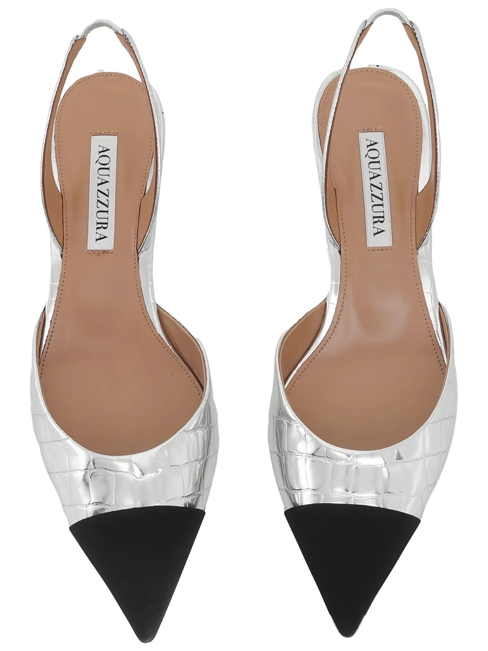 Aquazzura Pumps met puntige neus Zilver