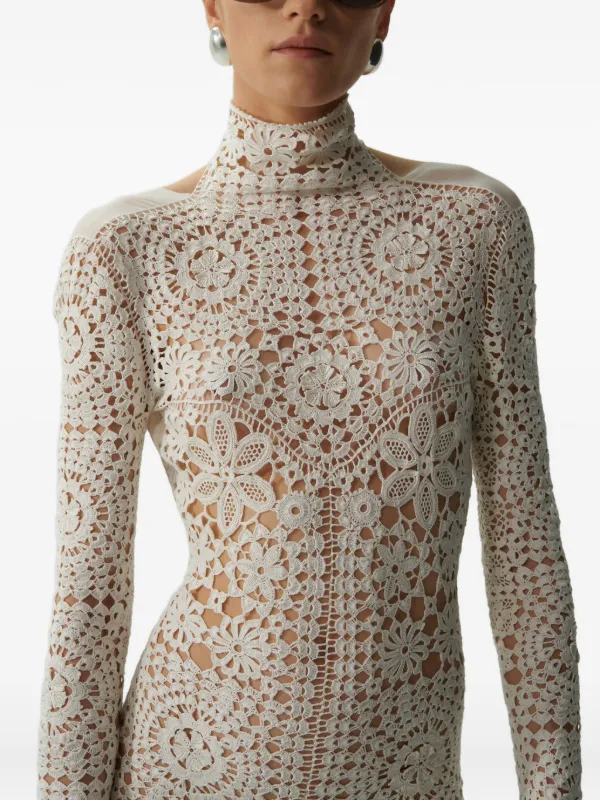 【komanechiboy】 Magda Butrym Koniakow Lace Jumpsuit | White | FARFETCH