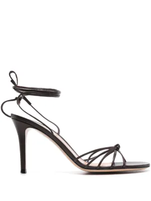 GIABORGHINI GIA/RHW Rosie 36 スエードサンダル | ブラウン | FARFETCH JP