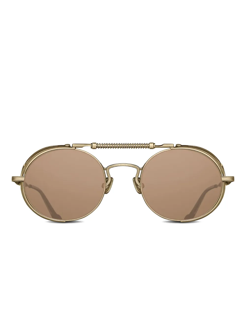 Matsuda round-frame sunglasses - ゴールドトーン Matsuda round-frame sunglasses - ゴールドトーン