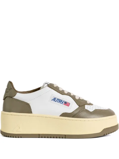 Autry platform leather sneakers