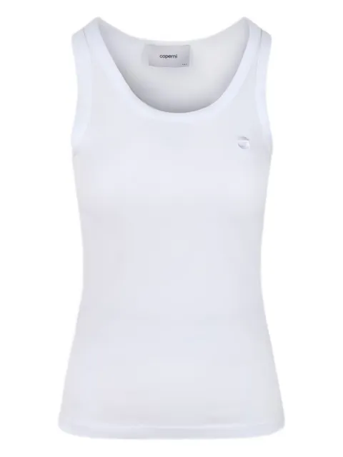Coperni scoop-neck logo tank top