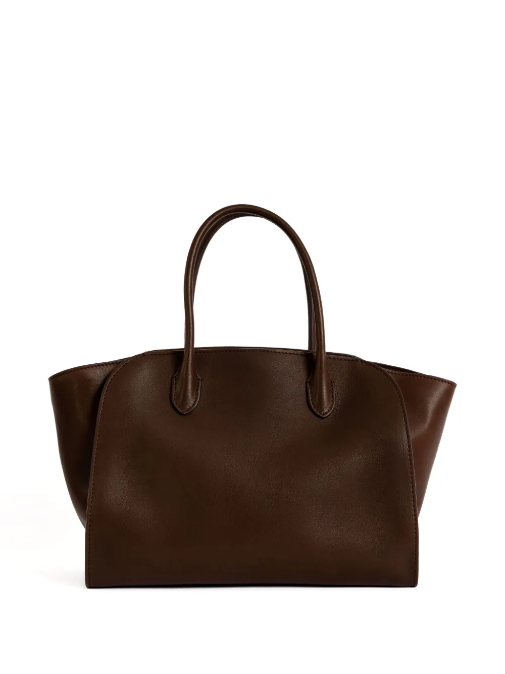 The Row Marlo top-handle leather shoulder bag | Brown | Image 1