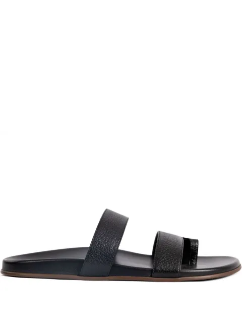 The Row leather double-strap sandals