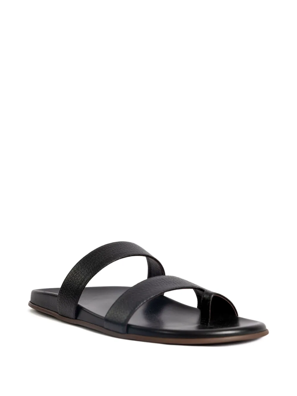The Row Sandalen met dubbel bandje - Zwart