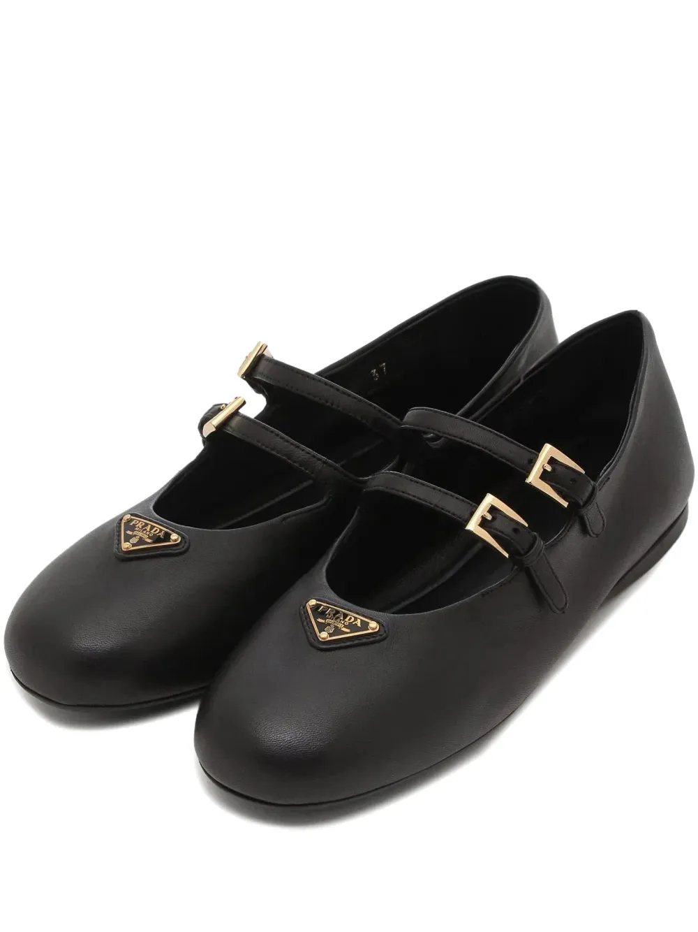 Prada strap buckle ballet flats | Black | Image 1
