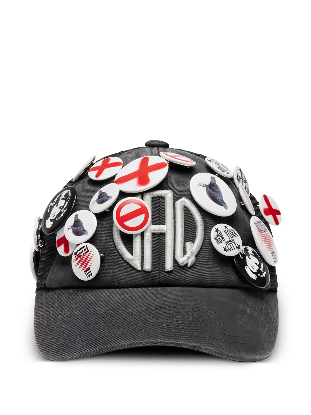  Vaquera Embroidered-patch Cap - Black 