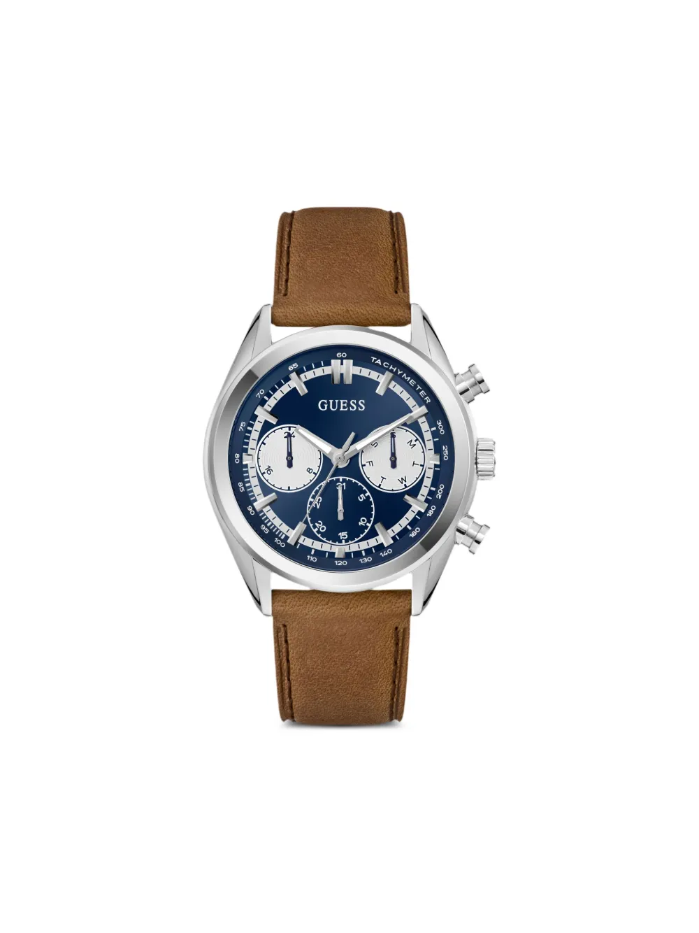 GUESS USA reloj de 44mm en acero inoxidable | azul | Image 1
