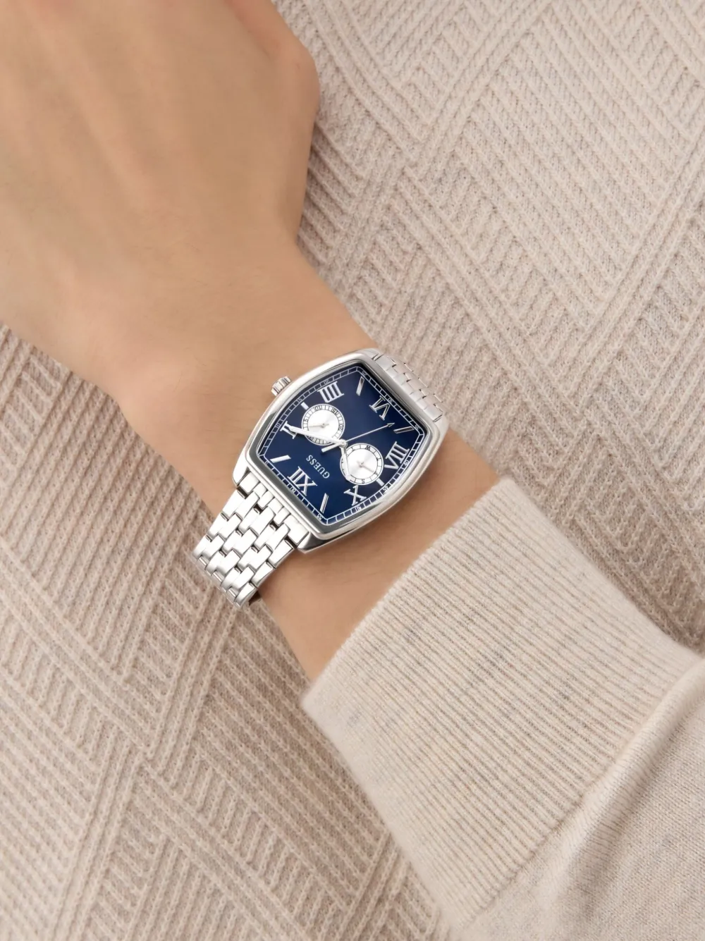 GUESS USA Roestvrij staal 38 mm - Blauw