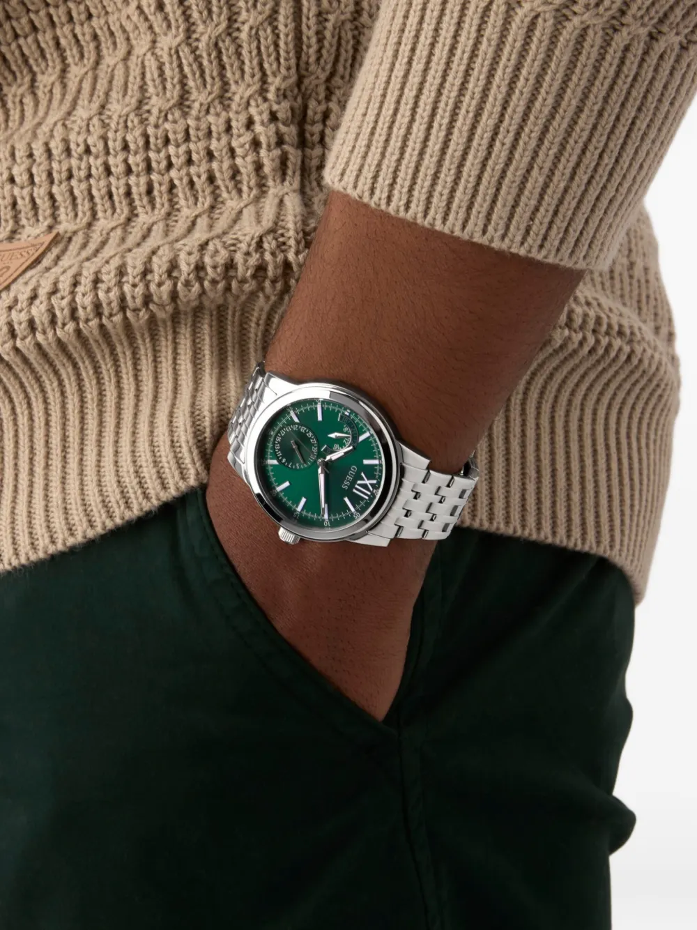 GUESS USA reloj de 44mm en acero inoxidable | Image 2