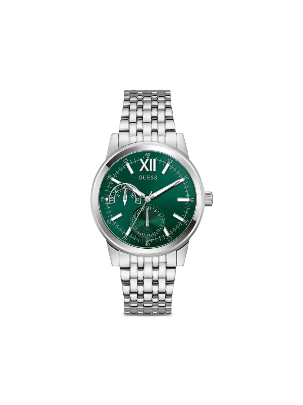 GUESS USA reloj de 44mm en acero inoxidable | verde | Image 1