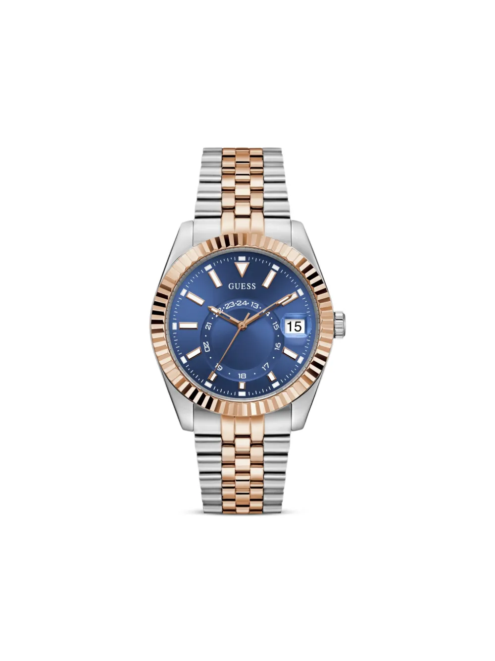 GUESS USA reloj de 42mm en acero inoxidable | azul | Image 1