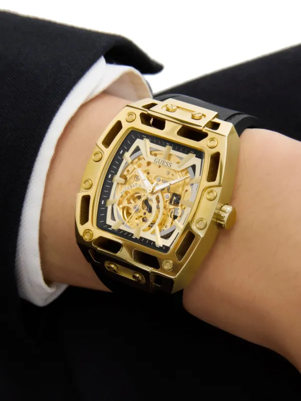 GUESS USA オートマチック 42mm 腕時計 | ゴールドトーン | FARFETCH JP
