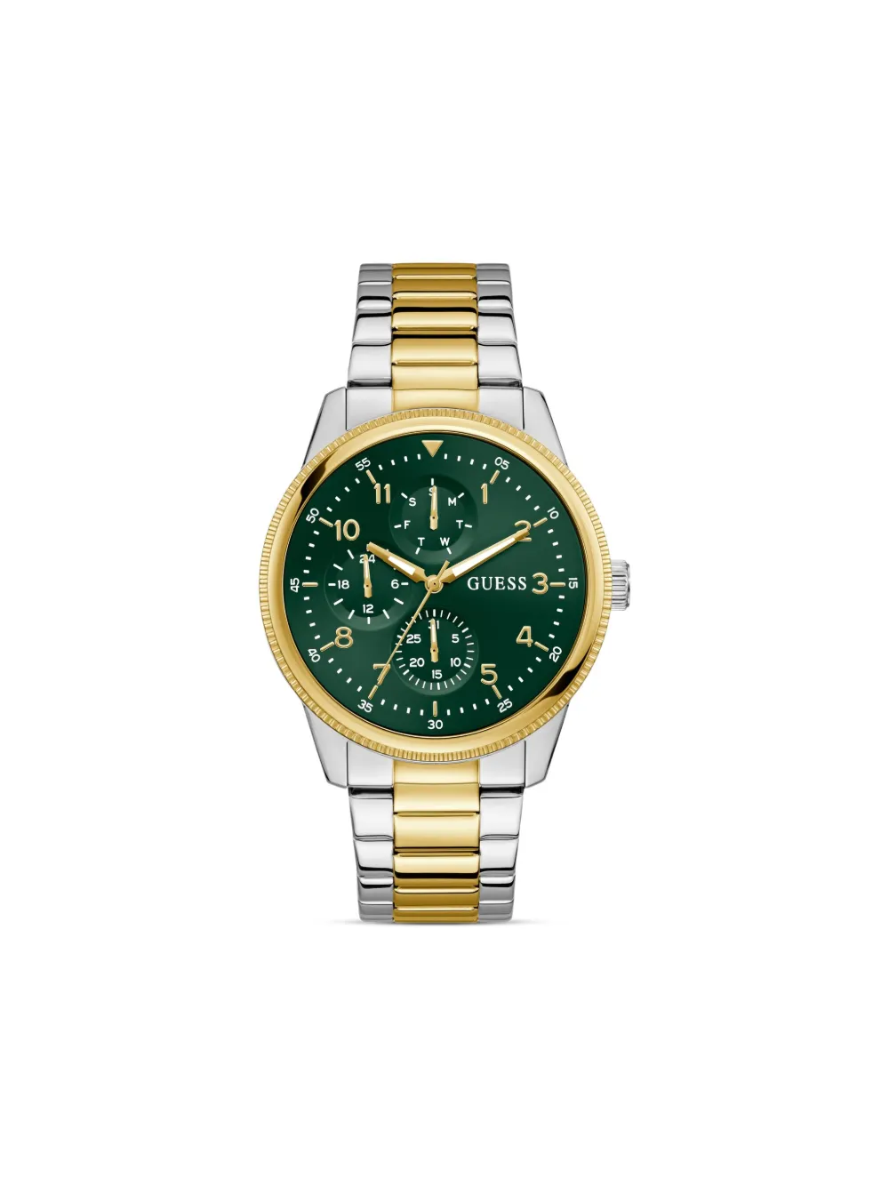 GUESS USA reloj de 44mm en acero inoxidable | verde | Image 1