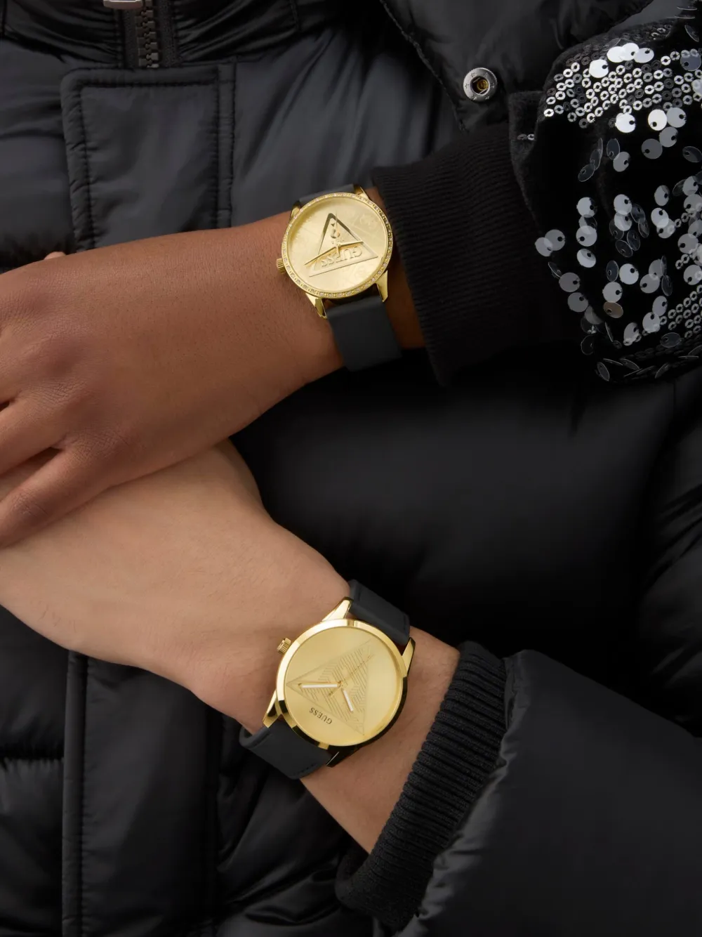 GUESS USA reloj de 42mm con logo triangular | Image 2