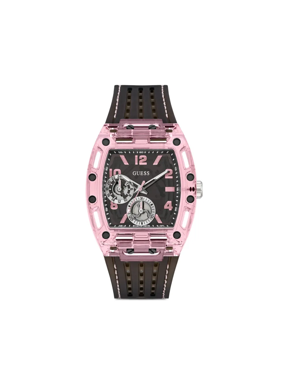 GUESS USA transparent-case 42mm | Black | Image 1