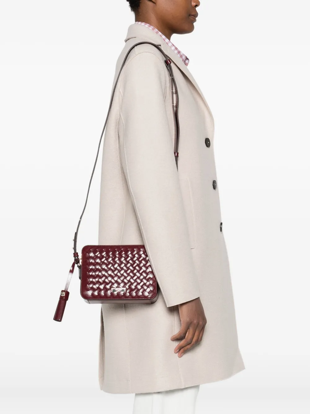 Aspinal Of London Camera woven mini crossbody bag | Mini Bags | Image 2