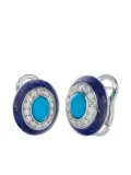 LILY GABRIELLA 18K white gold Naia multi-stone earrings - Blue