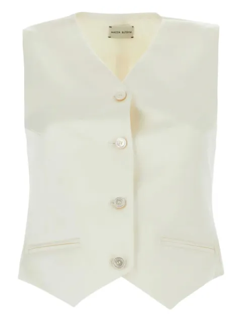 Magda Butrym button-fastening tailored waistcoat