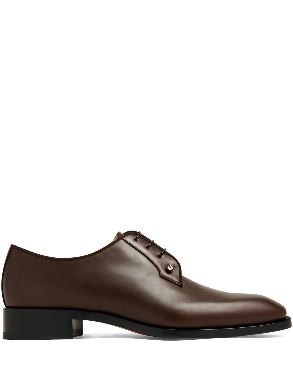 Christian Louboutin Chambeliss leather Derby shoes | Brown | Image 1
