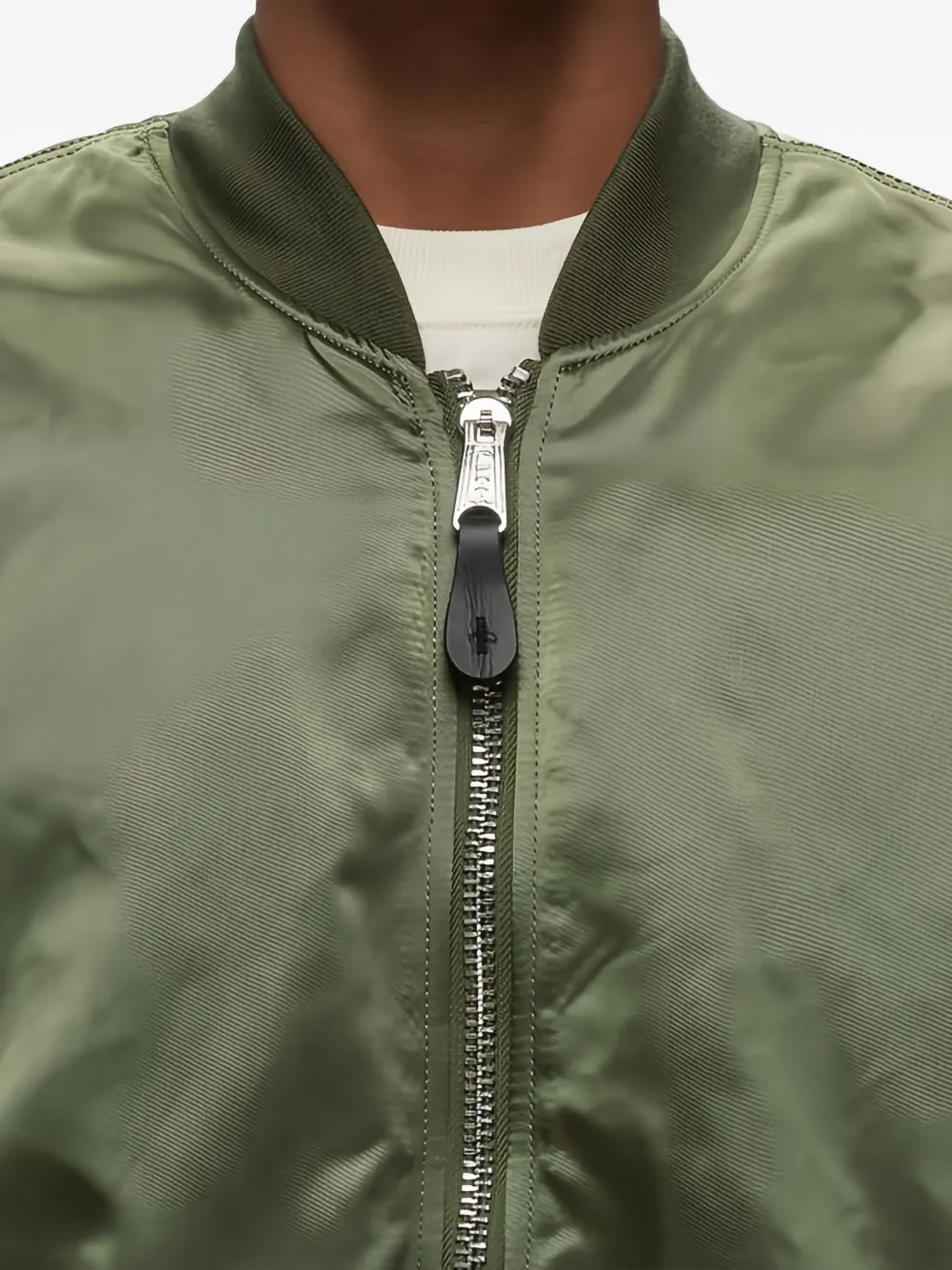 Alpha Industries Bomberjack met rits Groen