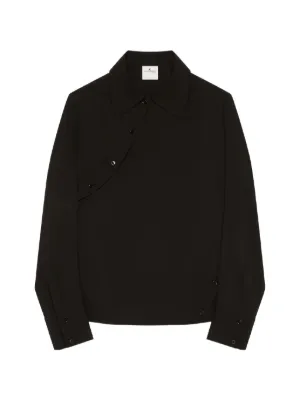 Courrèges アシンメトリー トップ | ブラック | FARFETCH JP