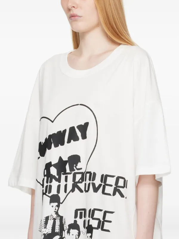 Vaquera グラフィック Tシャツワンピース | ホワイト | FARFETCH JP