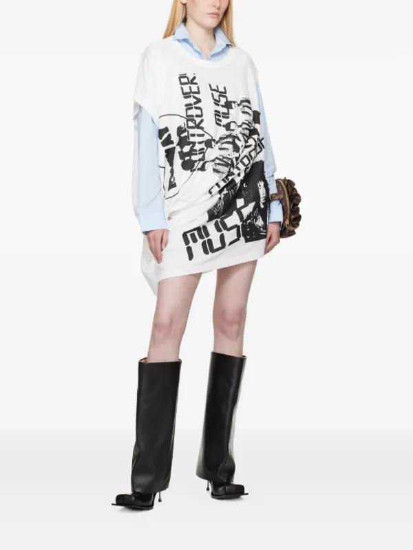 Vaquera グラフィック Tシャツワンピース | ホワイト | FARFETCH JP
