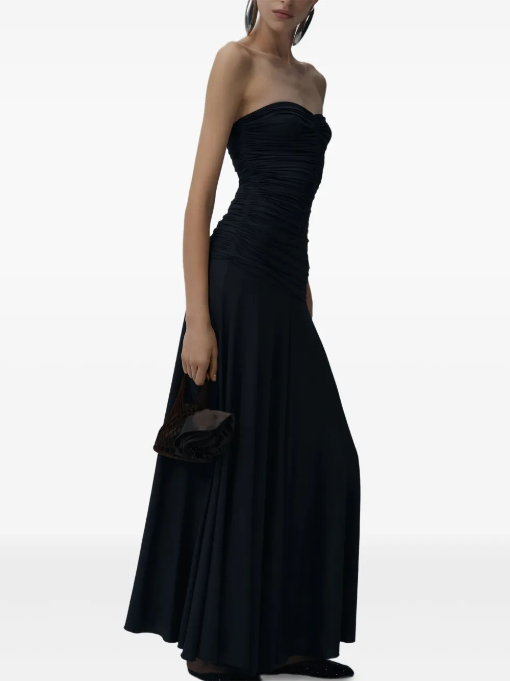 Magda Butrym Strapless mini-jurk - Grijs