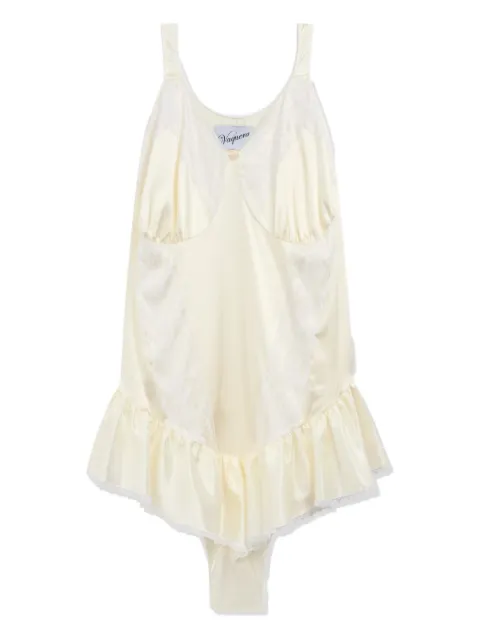 Vaquera ruffled lace dress