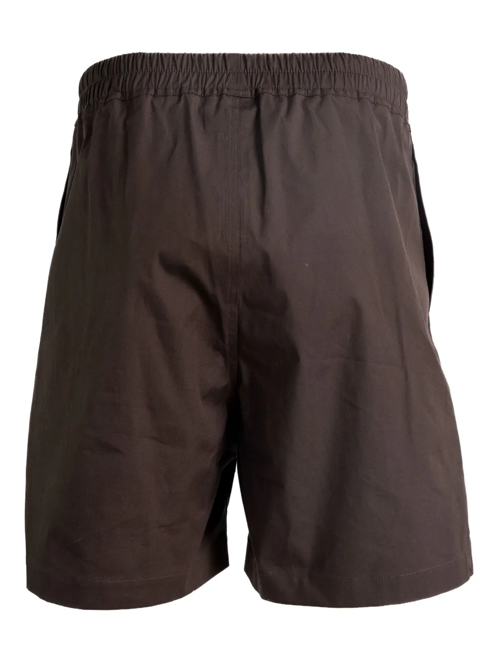 Rick Owens Shorts met trekkoordtaille en split - Bruin