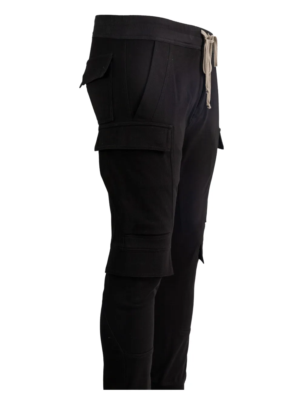 Rick Owens drawstring cargo trousers Zwart