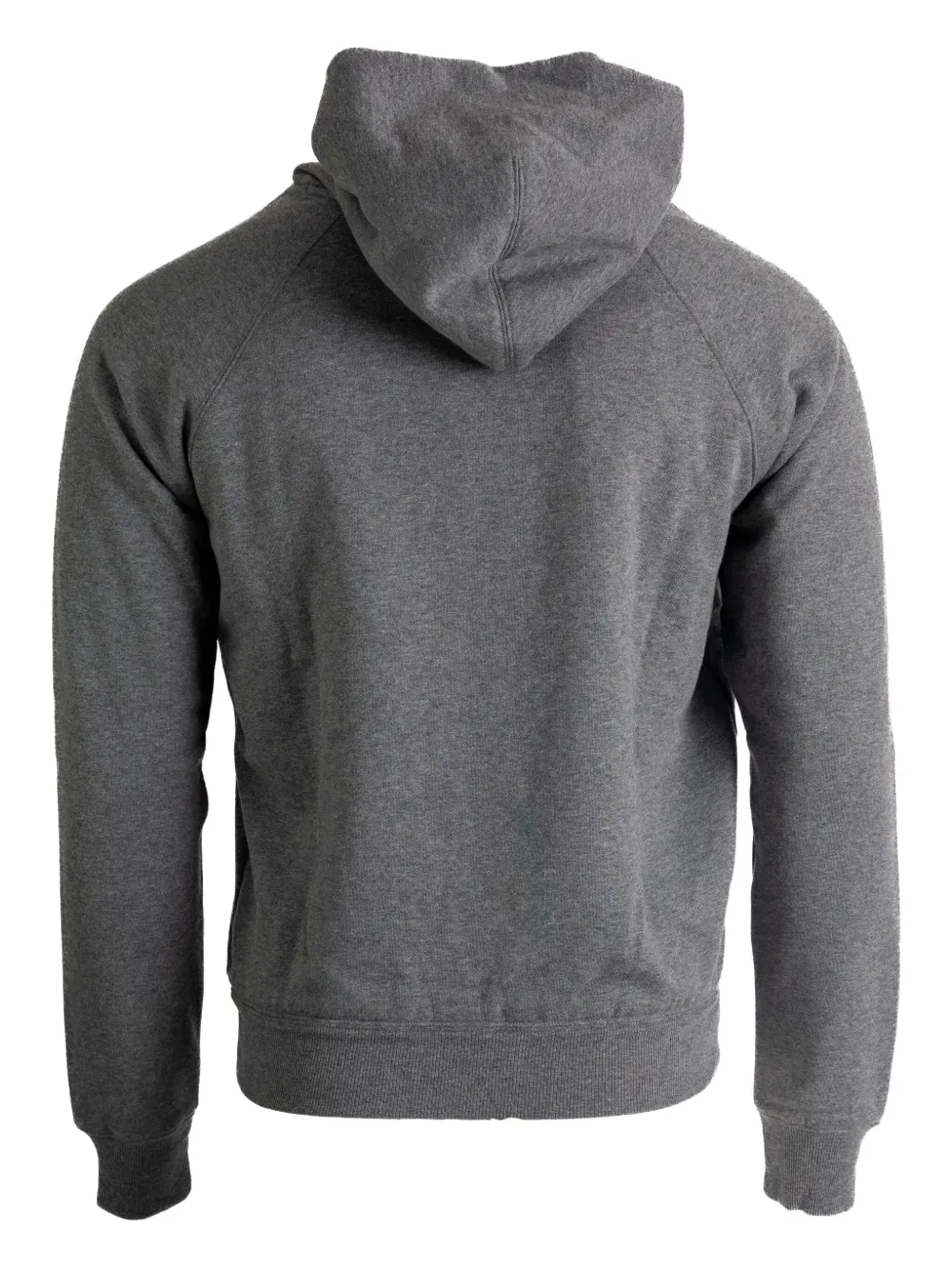 Prada hooded zip-up jacket Grijs