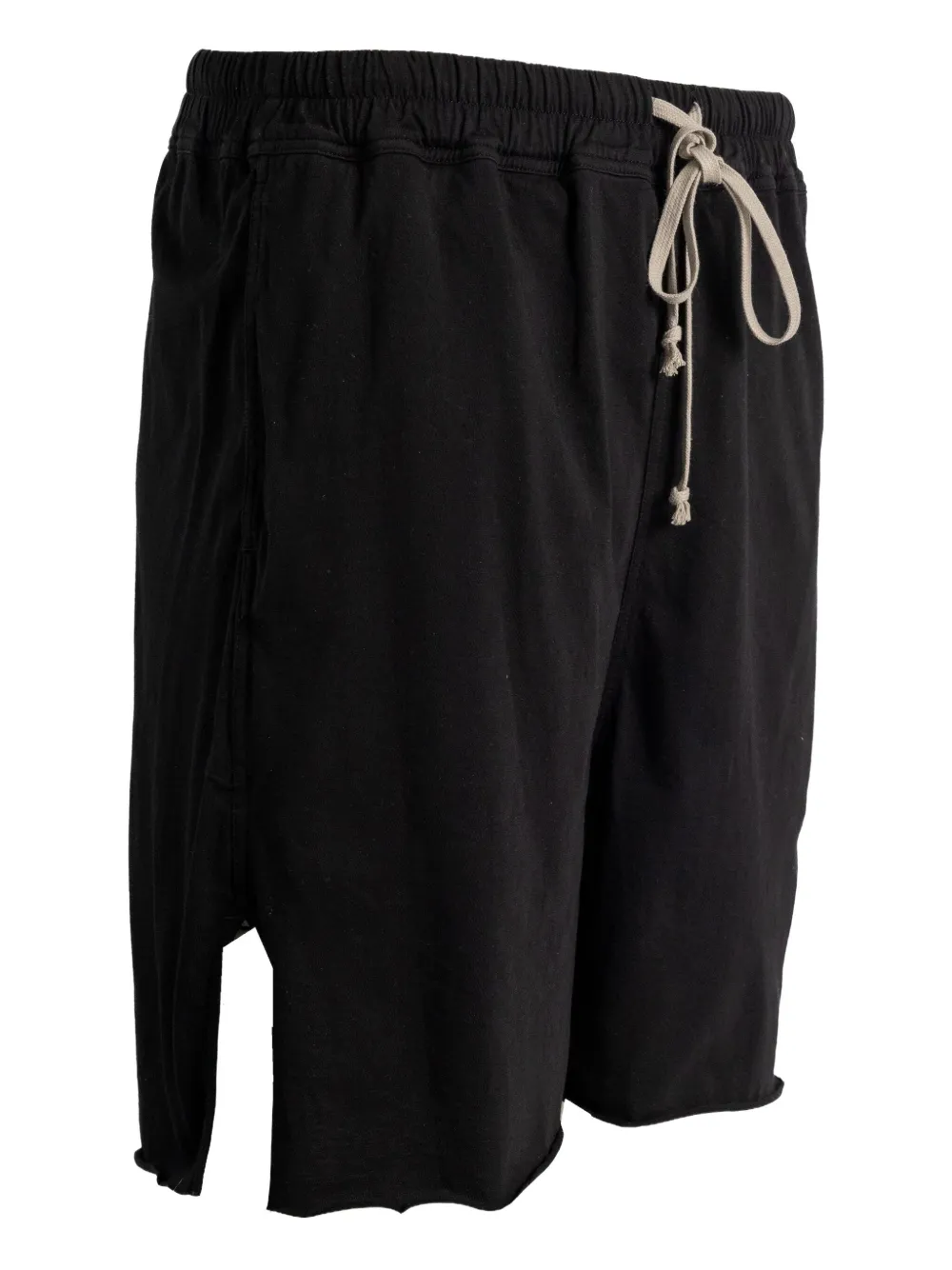Rick Owens Drawstring-waist Track Shorts In Black