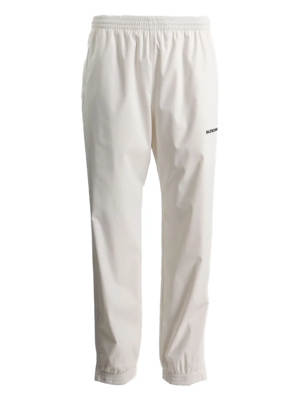 Balenciaga Pantaloni con polsini elasticizzati - Bianco