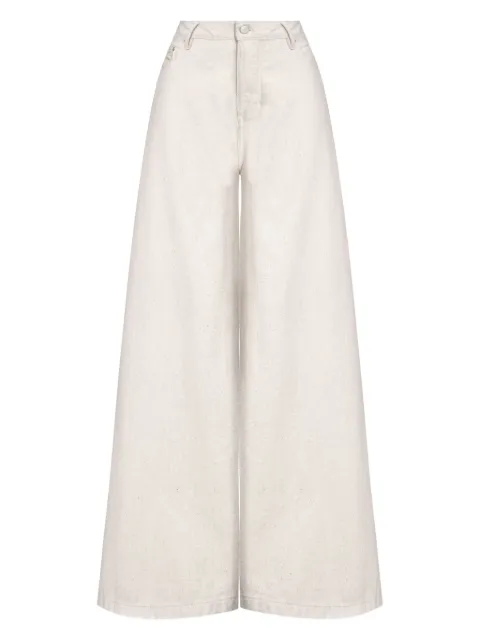 Amapô back-patch wide-leg jeans