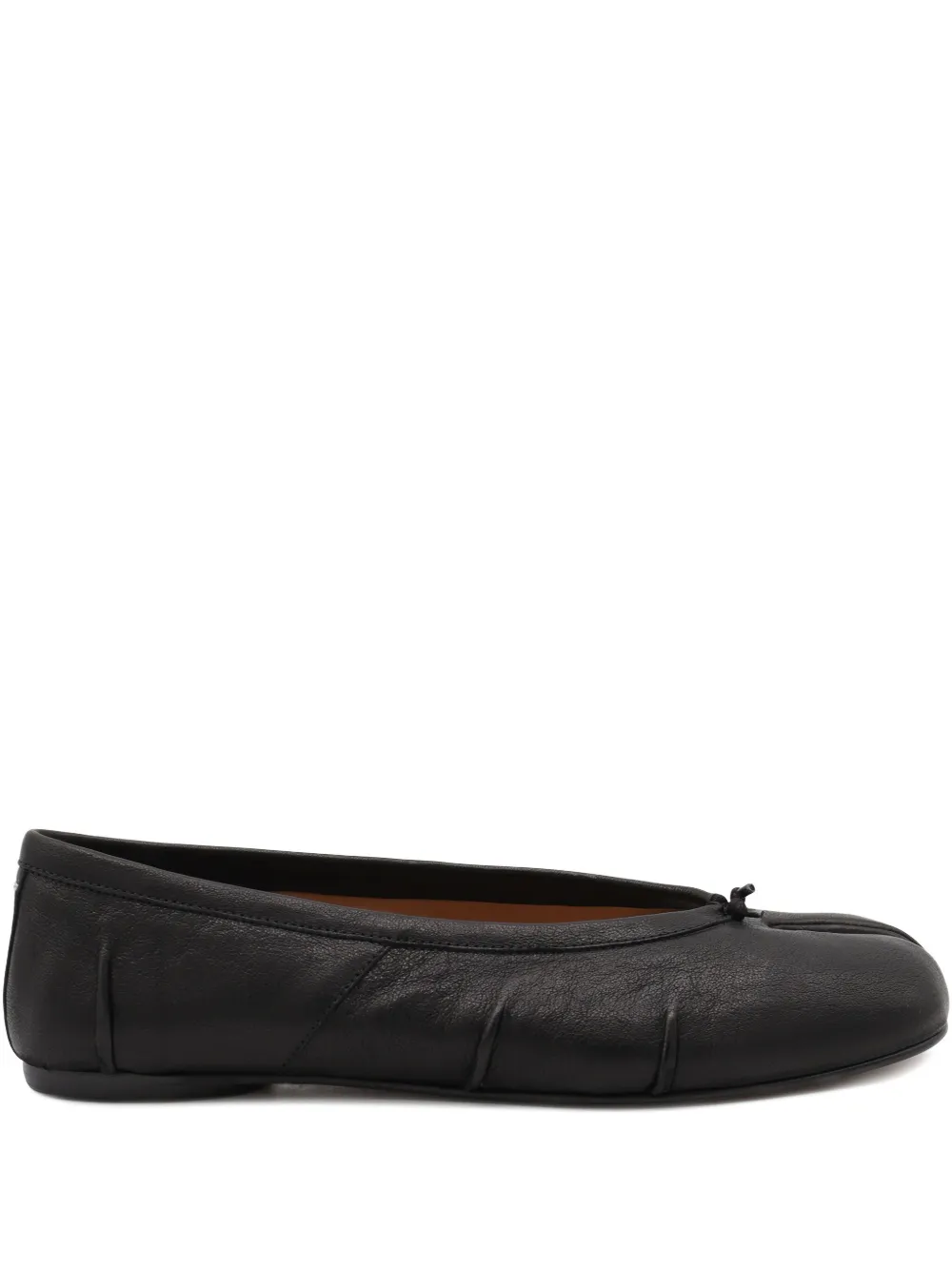 Maison Margiela split-toe leather ballet flats Black