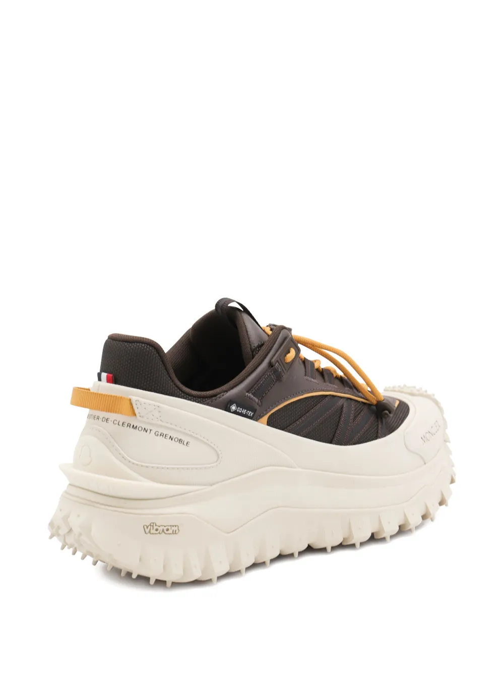 Moncler Trailgrip GTX leather sneakers Brown