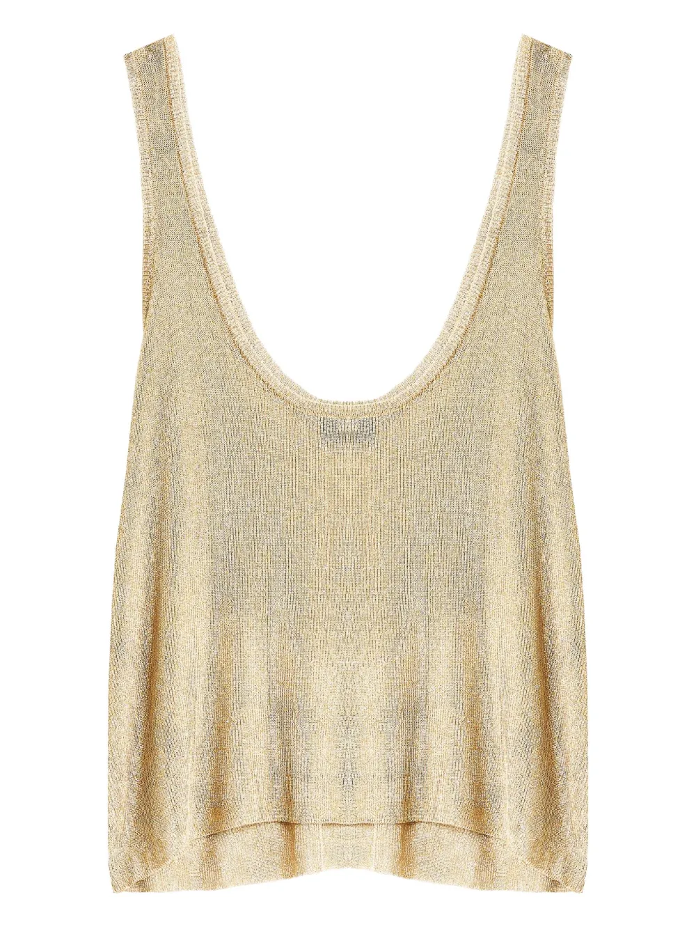Ser.o.ya Hero Metallic Tank Top In Neutral