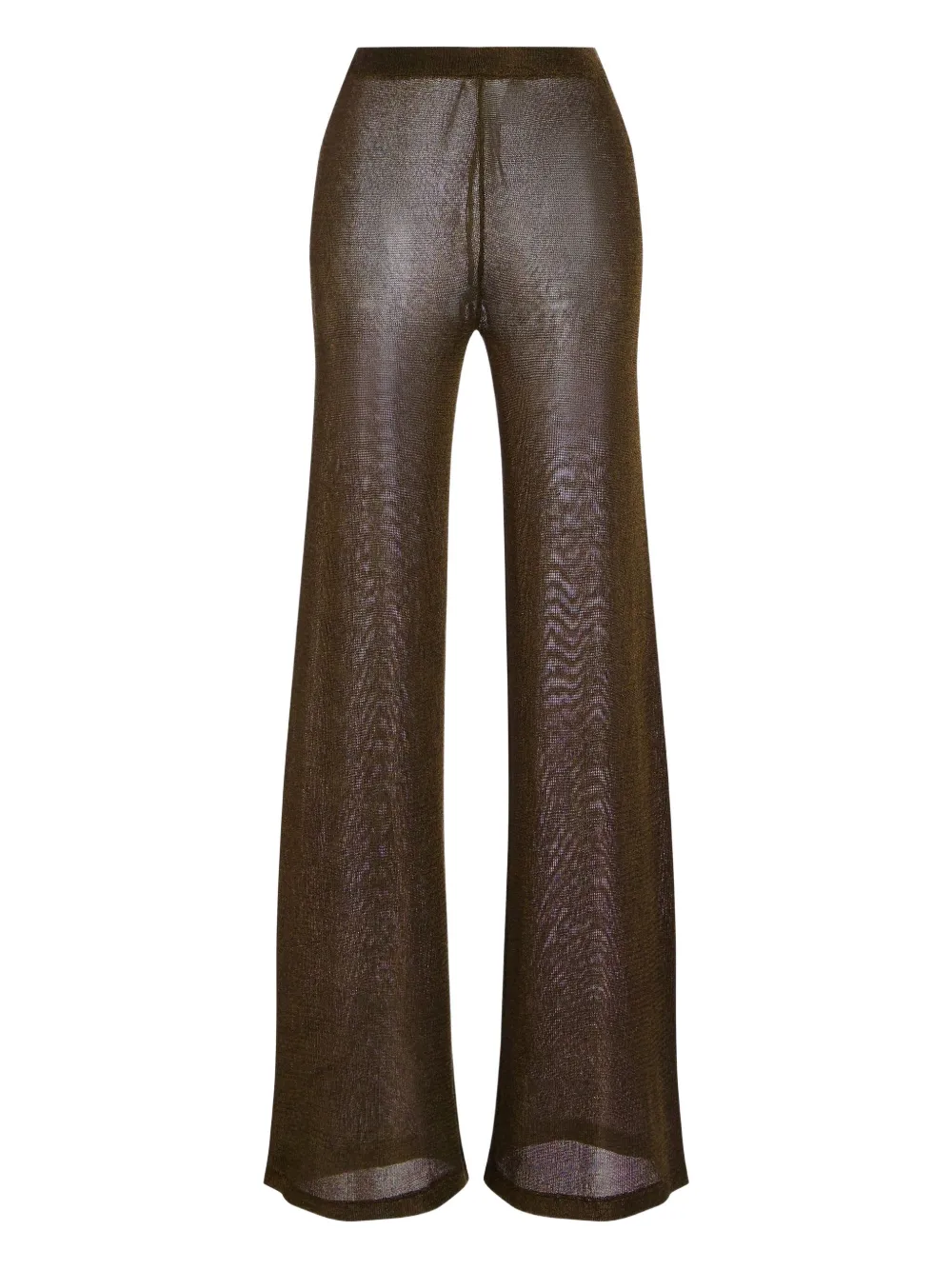 SER.O.YA Sheldon metallic trousers | Brown | Image 1