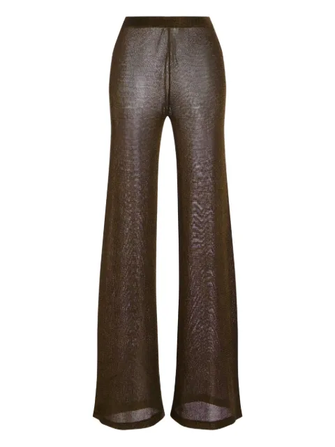 SER.O.YA Sheldon metallic trousers