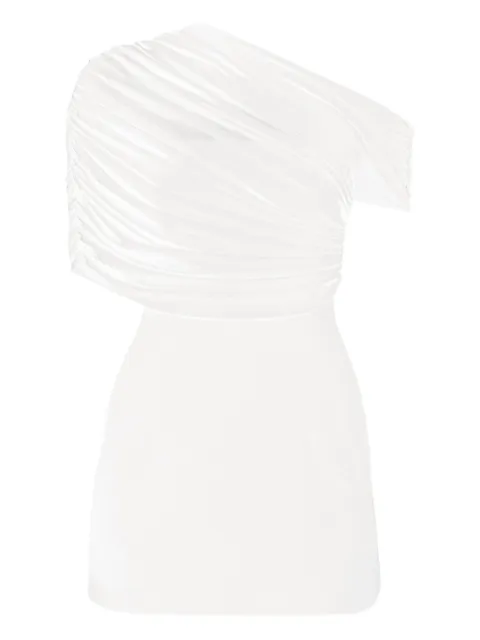 SER.O.YA  Selma draped one-shoulder mini dress