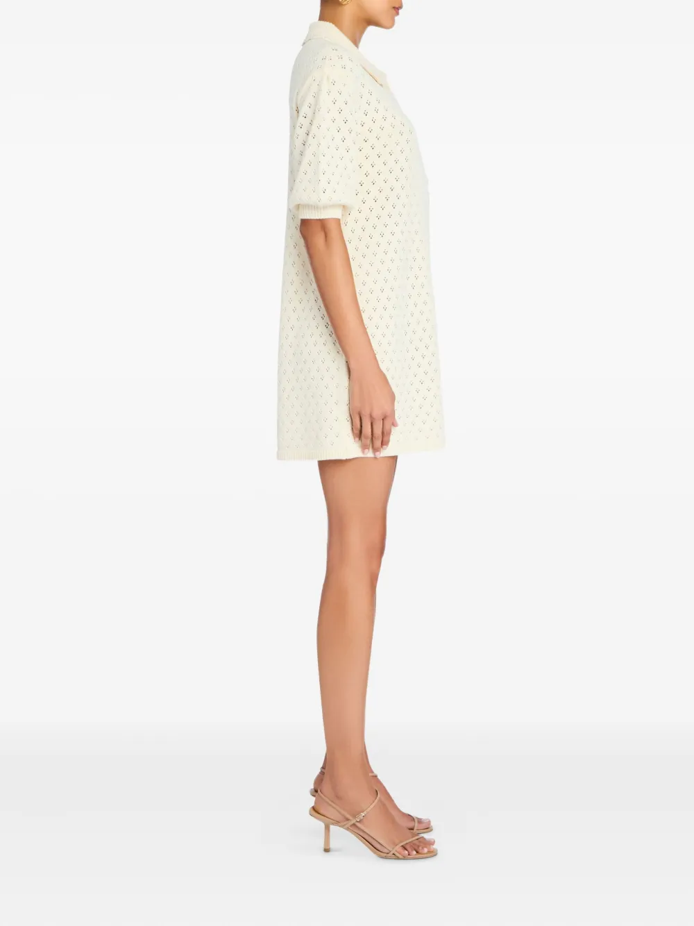 Ser.o.ya Tana Mini Dress In Eggshell In White