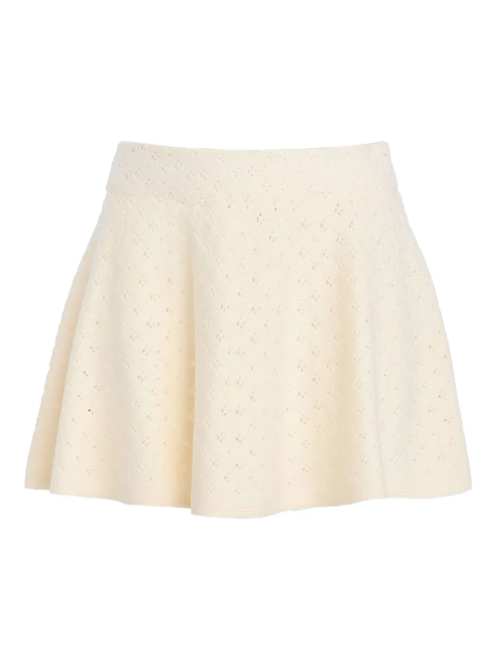 Ser.o.ya Seren Knitted Skirt In White