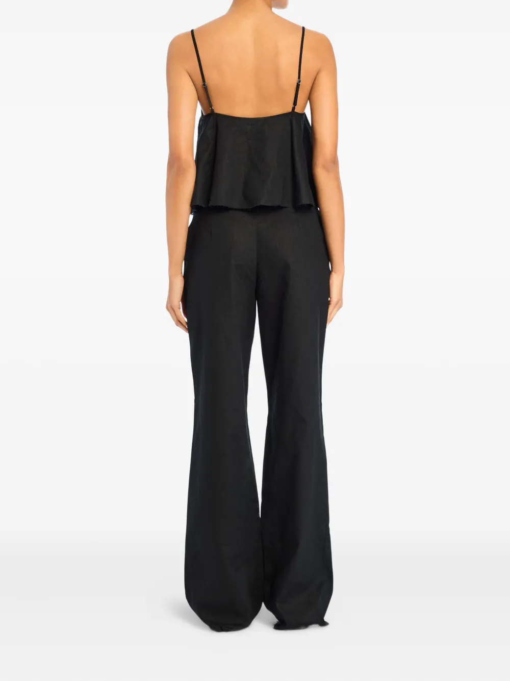 Ser.o.ya Leann Linen Trousers In Black