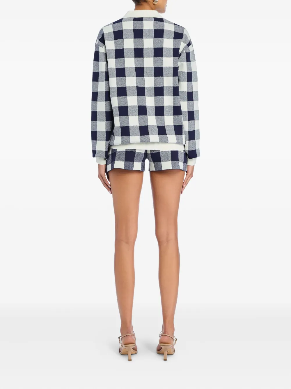 Ser.o.ya Orla Gingham Top In Multi