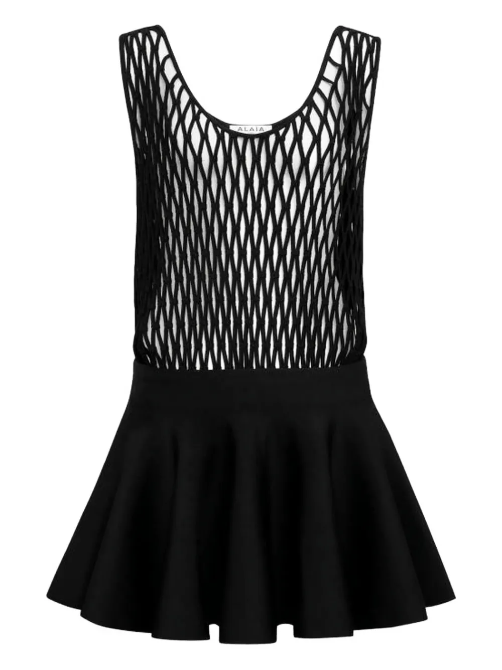 Alaïa flared mini dress | Black | Image 1