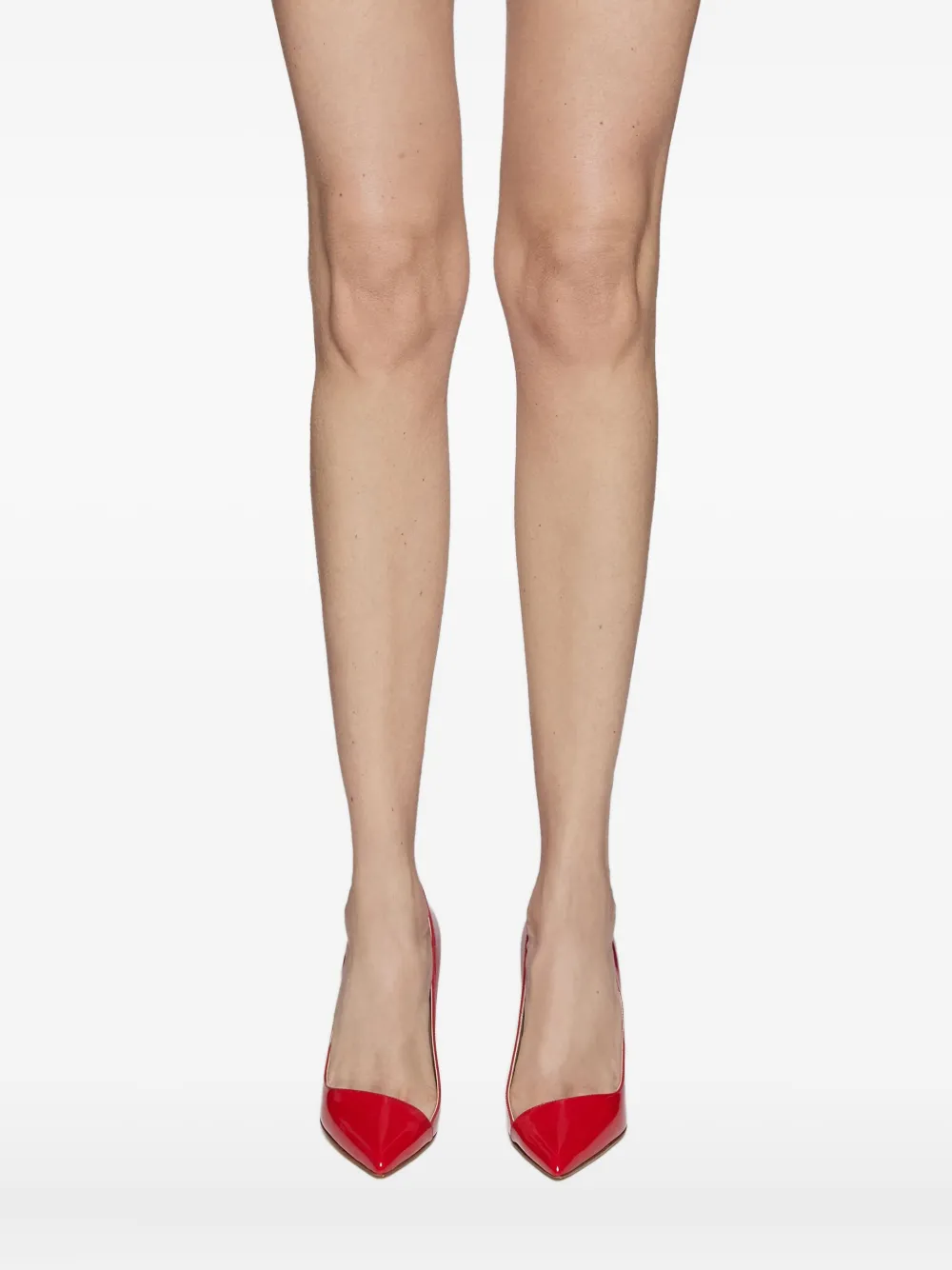 Francesco Russo pointed-toe pumps Red