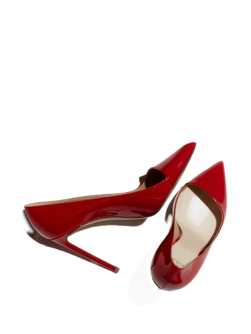 Francesco Russo pointed-toe pumps Red