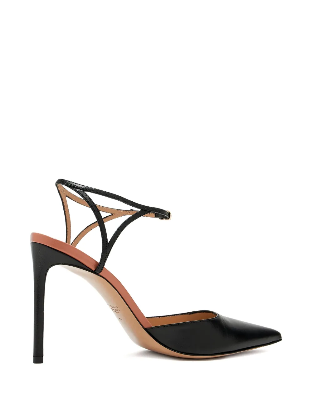 Francesco Russo Pumps met puntige neus Zwart